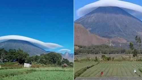 Unduh 8100 Gambar Gunung Rinjani Bertopi  Gratis